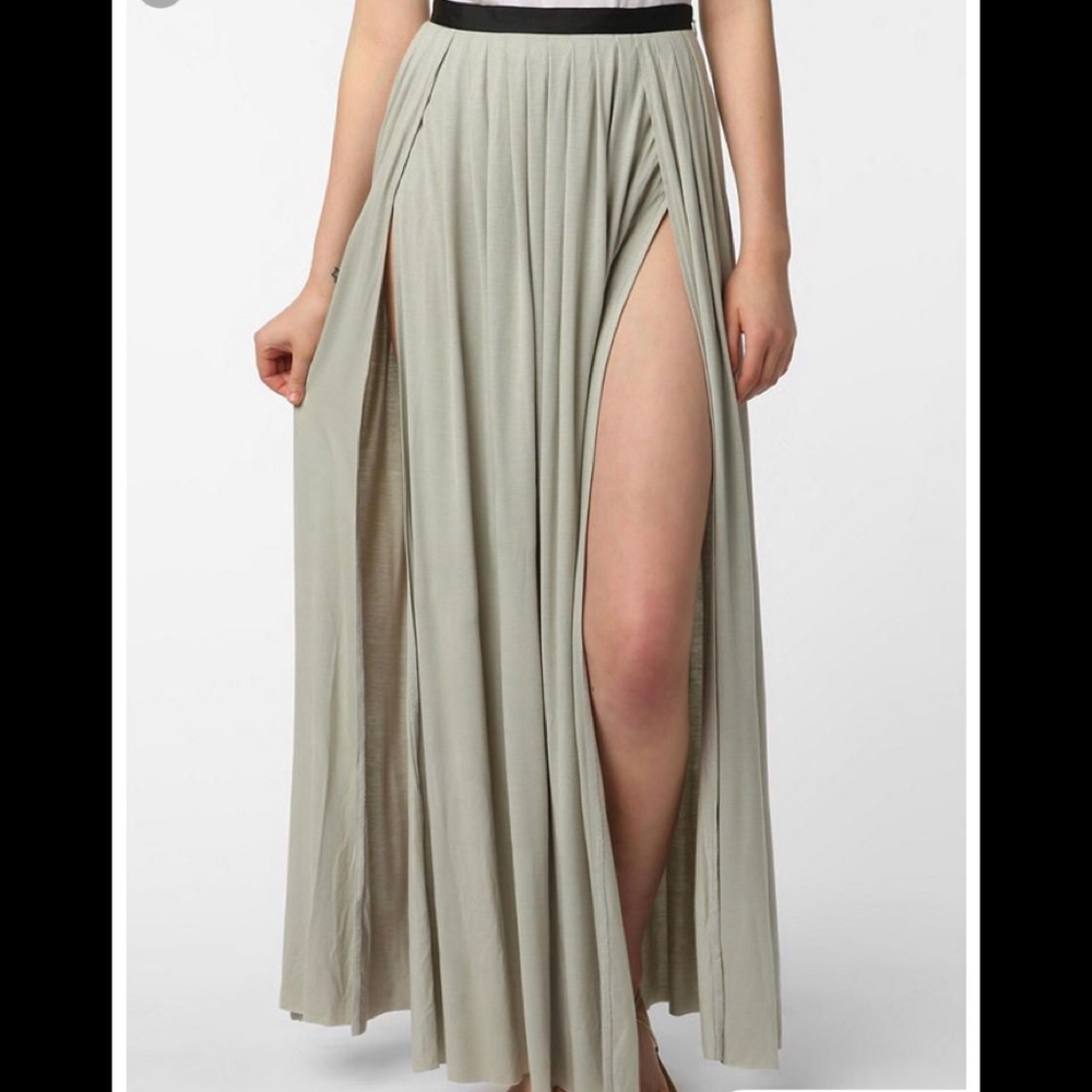 Urban outfitters double split skirt